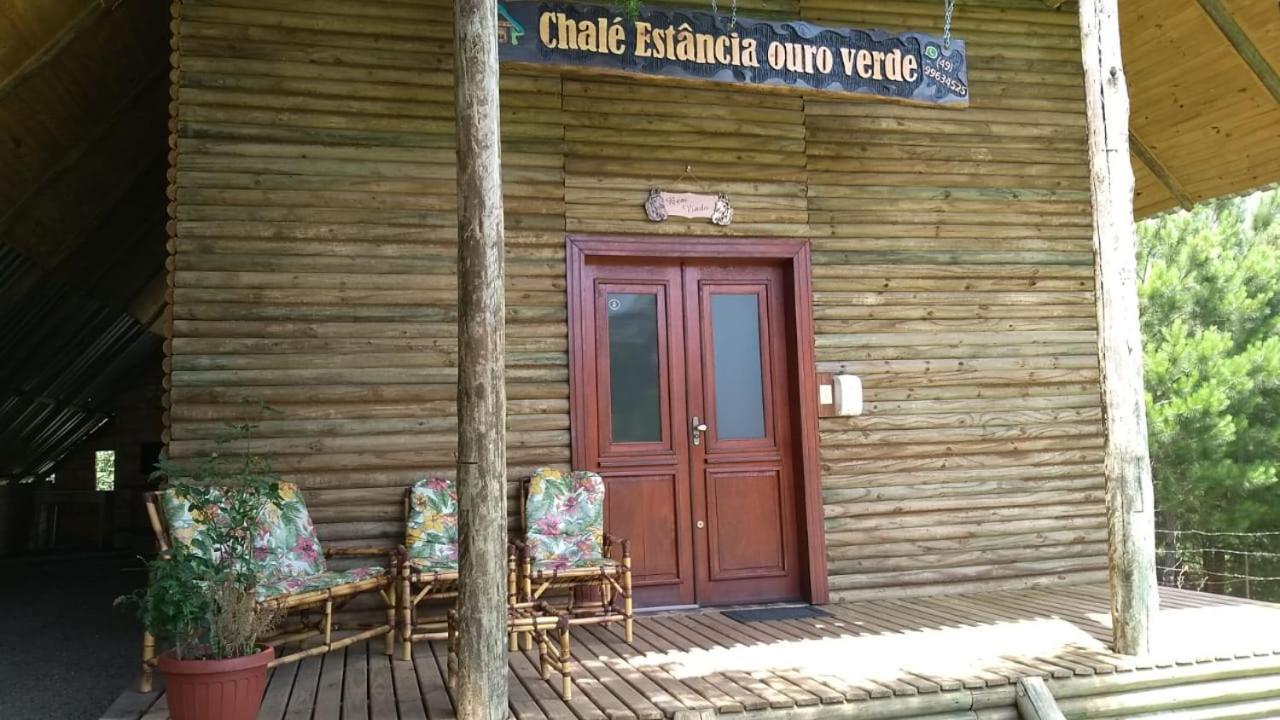 Chalé Estância Ouro Verde Lages Extérieur photo